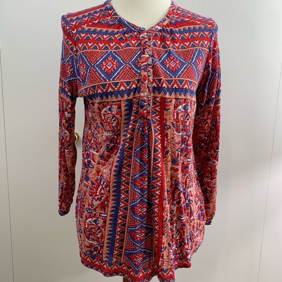 Lucky Brand M Aztec long sleeve - Picture 5 of 8